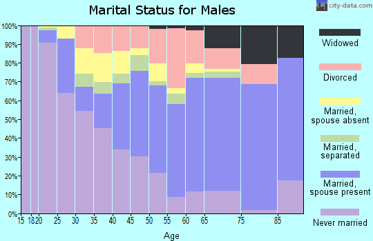 Lunenburg County marital status for males