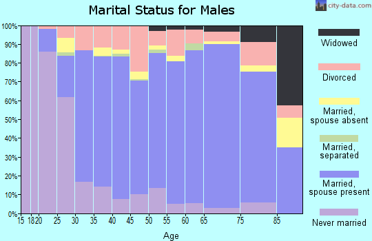 Miami County marital status for males