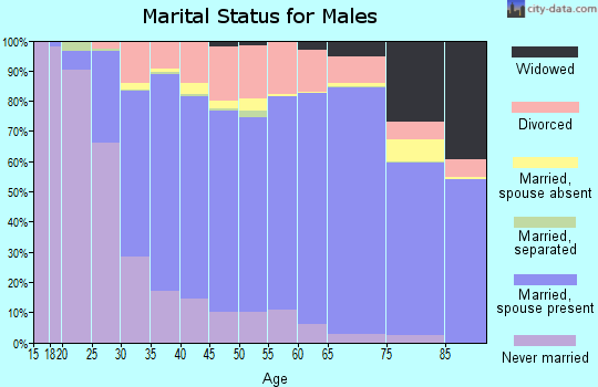 Ottawa County marital status for males