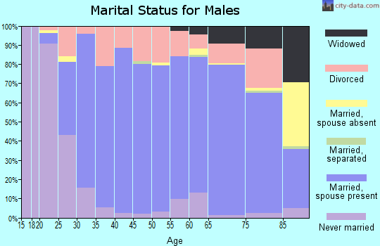 Ottawa County marital status for males