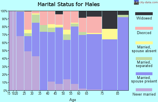 Sequatchie County marital status for males