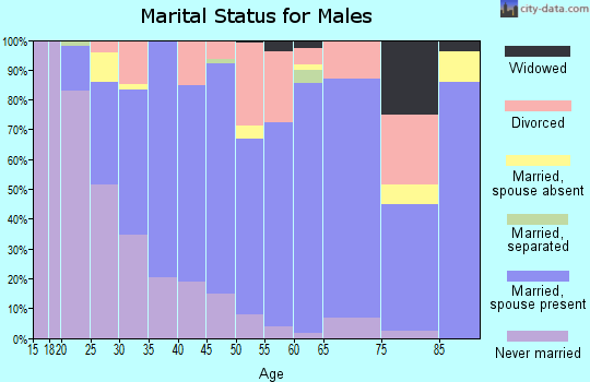 Switzerland County marital status for males