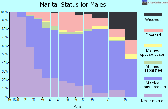 Van Buren County marital status for males