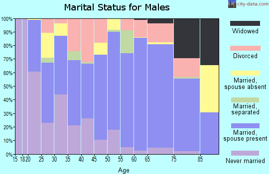 Jeff Davis County marital status for males