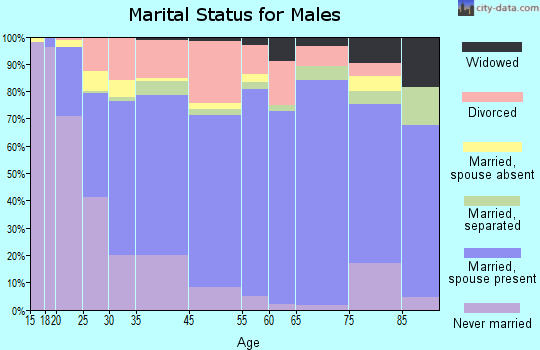 Cheyenne County marital status for males