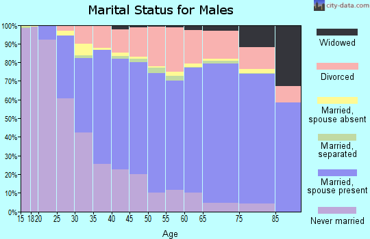 Winnebago County marital status for males
