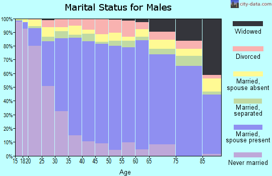 Hidalgo County marital status for males