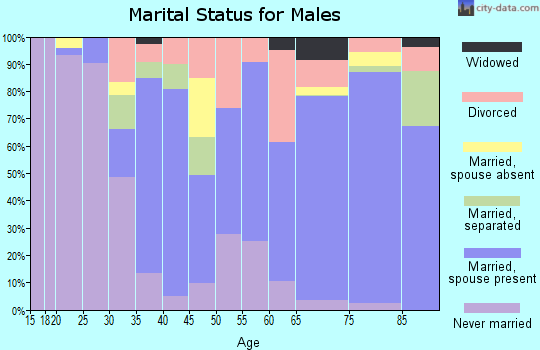 Seminole County marital status for males