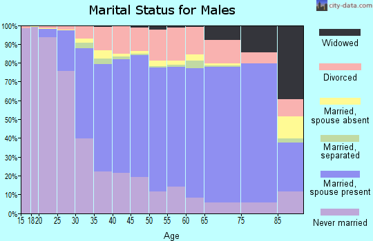Black Hawk County marital status for males