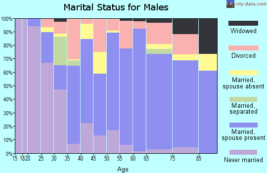 Runnels County marital status for males