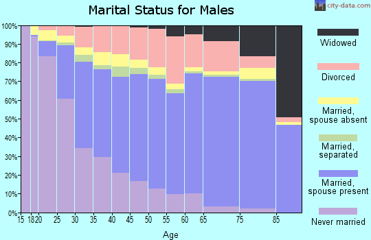 Wichita County marital status for males