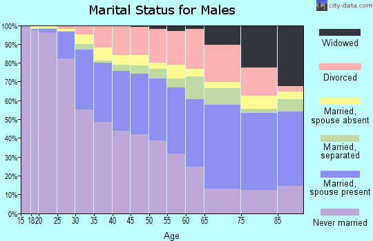 Baltimore city marital status for males