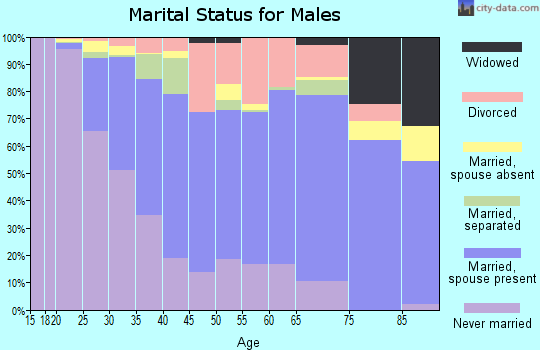 Harrisonburg city marital status for males