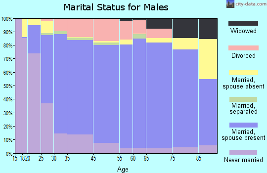 Cuming County marital status for males