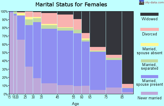 Decatur County marital status for females