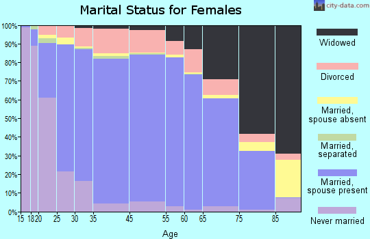 Wirt County marital status for females