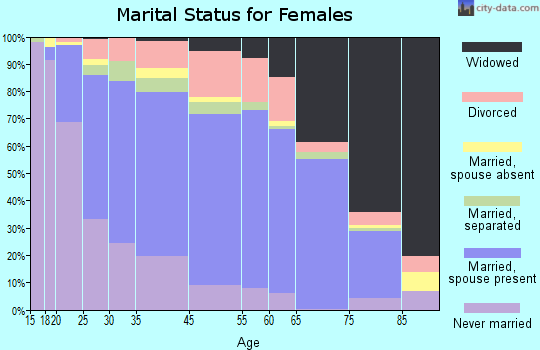 York County marital status for females