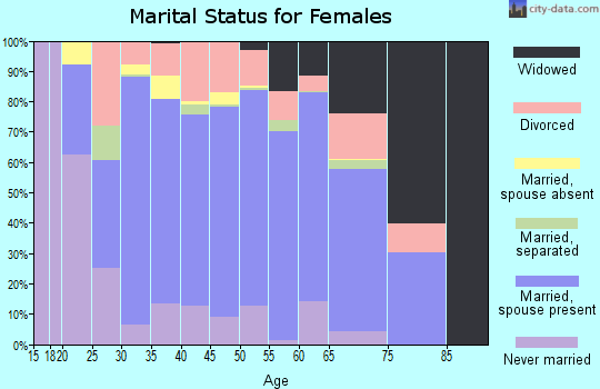 Stewart County marital status for females