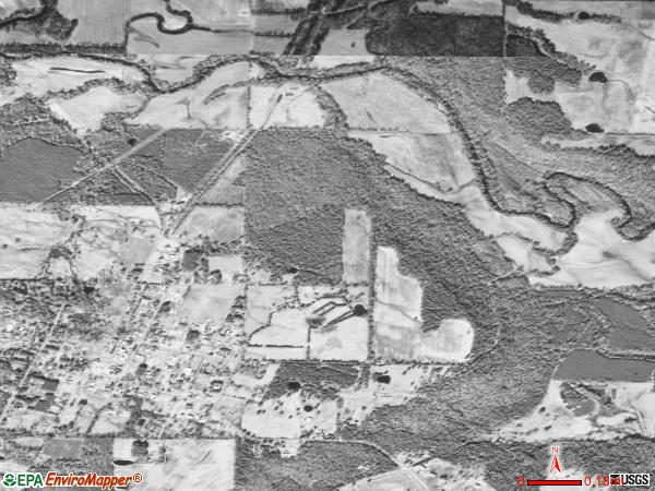 Zip code 72085 topographic map