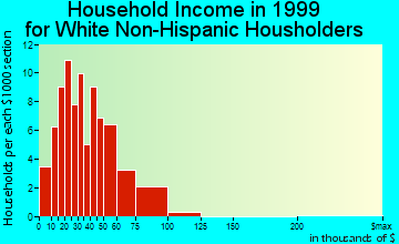 Baroda household income for White Non-Hispanic householders