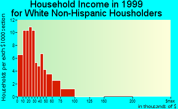 Marion household income for White Non-Hispanic householders