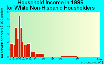 Owendale household income for White Non-Hispanic householders