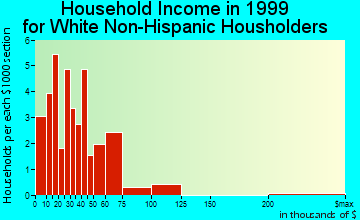 Perrinton household income for White Non-Hispanic householders