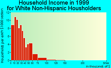 Stephenson household income for White Non-Hispanic householders