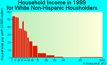 Andalusia household income for White Non-Hispanic householders