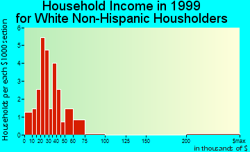 Falkner household income for White Non-Hispanic householders