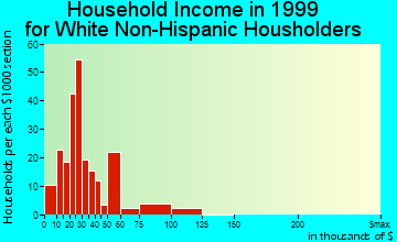 Angola on the Lake household income for White Non-Hispanic householders