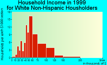 West Point household income for White Non-Hispanic householders