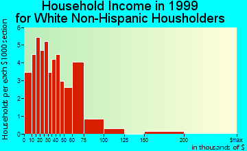 Wilson household income for White Non-Hispanic householders