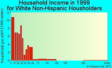 Beersheba Springs household income for White Non-Hispanic householders
