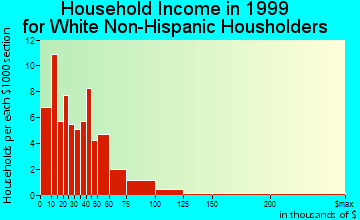 Blanco household income for White Non-Hispanic householders