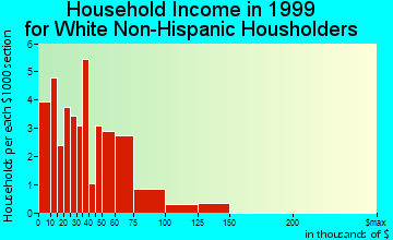 Damon household income for White Non-Hispanic householders
