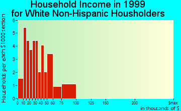 Holden household income for White Non-Hispanic householders