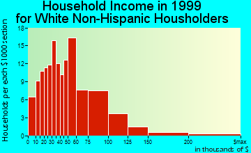 West Point household income for White Non-Hispanic householders