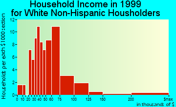 Big Lake household income for White Non-Hispanic householders