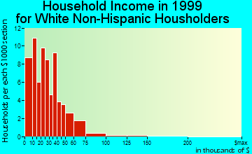 Bath (Berkeley Springs) household income for White Non-Hispanic householders