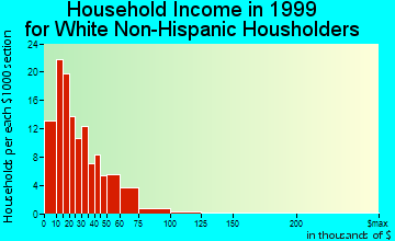 Belington household income for White Non-Hispanic householders