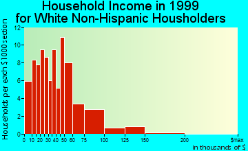 Bolivar household income for White Non-Hispanic householders