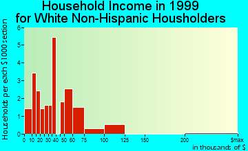 Riverdale Park household income for White Non-Hispanic householders