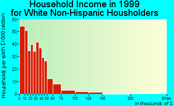 Point Pleasant household income for White Non-Hispanic householders