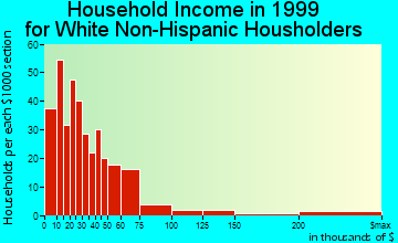 Summersville household income for White Non-Hispanic householders