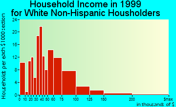 Winters household income for White Non-Hispanic householders