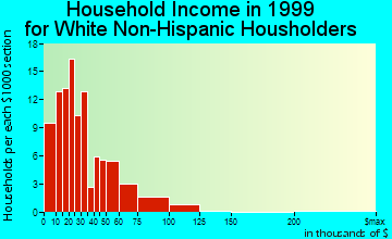 Fowler household income for White Non-Hispanic householders