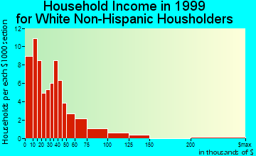 Holly household income for White Non-Hispanic householders