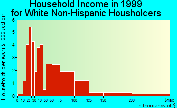 Minturn household income for White Non-Hispanic householders