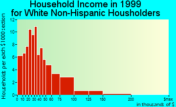 Selbyville household income for White Non-Hispanic householders
